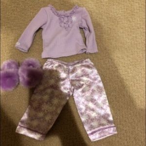 American Girl snow flake pjs